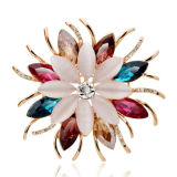 Manufacturer Direct Opal and Crystal Brooch Fashion Accessories