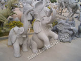 Garden Sculpture Elephant Animal Carving