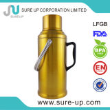 Golden Glass Inner Vacuum Flask Coffee Tea Jug (JGGO)