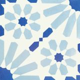 Blue Decoration Glazed Porcelain Tile20*20cm