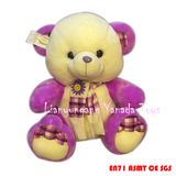 40cm Purple Plush Stuffed Teddy Bear Toy