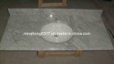 White Carrara Vanity Top, White Marble Tops, Marble Slabs, Tiles, White Marble