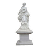 White Marble Stone Figure Statue Carving for Garden