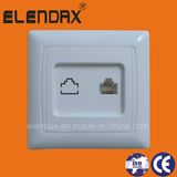 RJ45 European Style Flush Mounted Internet Wall Socket (F6011)