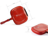 Nonstick Double Sided Induction Grill/Frying Magic Pan (ZY-H032)