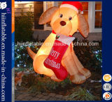 2015 Hot Selling Decorative Lighting Inflatable Dog Cartoon for Christmas Decoration