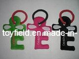 Dog Rope Key Plush Squeaky Tug Pet Toy