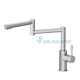 Solid Stainless Steel Lead Free Chrome Faucet