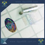 Silver Honeycomb Tamper Evident Hologram Label