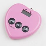 Multipurpose Colorful Heart-Shaped Digital Countdown Kitchen Timer