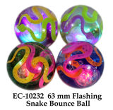 65mm Flashing Snake Water Boucing Ball