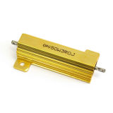 Gold Aluminum Housed Wirewound Resistor with CE Sony Certificate