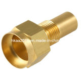 Precise Brass/Copper Hex Threaded Water Hose Adapter, Brass Adaptor