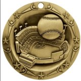 Custom Design Alloy Antique Gold 3D Medal