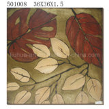 Gold Foil Leaves with Heavy Texture Modern Abstract Oil Paintings on Canvas (LH-501008)