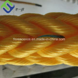 Yellow 8-Strand PP Ropes for Ship