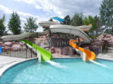 Fiberglass Garden Water Slide for Swimming Pool