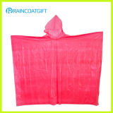 Clear Pink PEVA Disposable Rain Poncho (RVC-119)