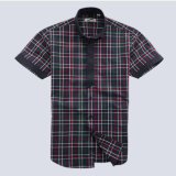 Men's Shirt, Casual Shirt, Short Sleeve, 100%Cotton Shirt