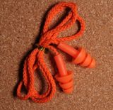Tree Shape Silicon Earplug with Cotton String