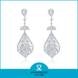 New Arrvial Mexican Silver Earring Jewellery with CZ (E-0142)