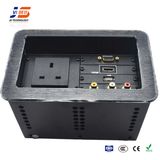 Js-620 AV Tabletop Socket Outlet with AV+USB+HDMI+VGA