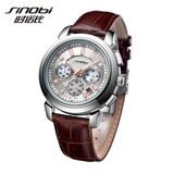 Chronograph Men Watch Sii1111 (Brown Leather)