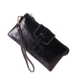 Classical Design Wax Oil Leather Purse/Wallets (EF8607)