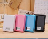 12000mAh LCD External Power Bank Dual USB with a USB Cable Battery Charger for iPhone PSP for HTC