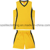 Wholesale Yellow Basketball Uniforms (ELTLJJ-91)