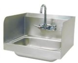 Wall Mounted Hand Sink with Sidesplash