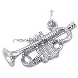 Fashion Alloy Trumpet Bracelet Charm and Necklace Pendant (181502)