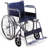 Electroplate Folding Manual Standord Steel Wheel Chair