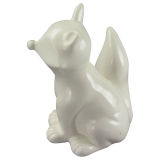 Animal Shaped Porcelain Craft, Ceramic Fox 6545