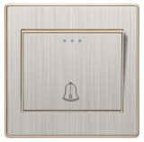 Stainless Steel Doorbell Wall Switch Plate