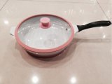 28cm Silicon Frying Pan, Deep Frying Pan, Wok,
