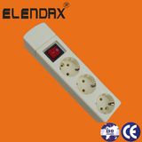 3-Way European Extension Power Strip with Earth (E9003ES)