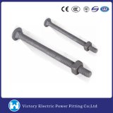 Round Head Carriage Bolt for Pole Line Hot DIP Galvanized