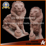 High Quality Stone Animal Sculpture Limestone Decoration Lion