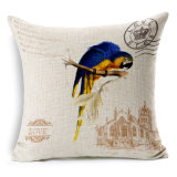 Birds Transfer Print Cushion Decorative Fashion Pillow (SCU-050)