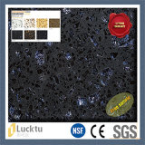 Diamond Blue and Black Artificial Quartz Stone