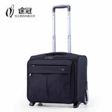 Business Laptop Trolley Bag Wheel Trolley Case Black 16''