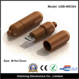 Capsule Wooden USB Flash Disk (USB-WD304)