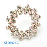 Fashion Jewelry Clear Crystal with Alloy Accessory Earring (SFE0474A)