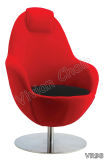 Red Fabric Airport Waiting Chair