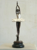 Bronze Sculpture Ballet Girl (XN-0894SV)