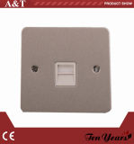 CE Approved Single Gang Tel Secondary Socket Outlet