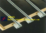 Melamine MDF Material Slatwall with Aluminum Insert Profile