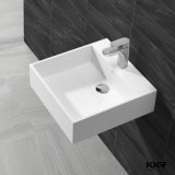 Solid Surface Wall-Hung Wash Basin Bahroom Sink (KKR-1357)