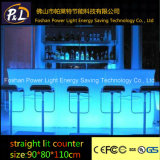 Chic Design Glowing Bar Straight Table LED Bar Counter